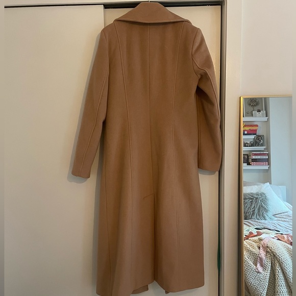 Karl Lagerfeld long camel coat - Picture 3 of 5
